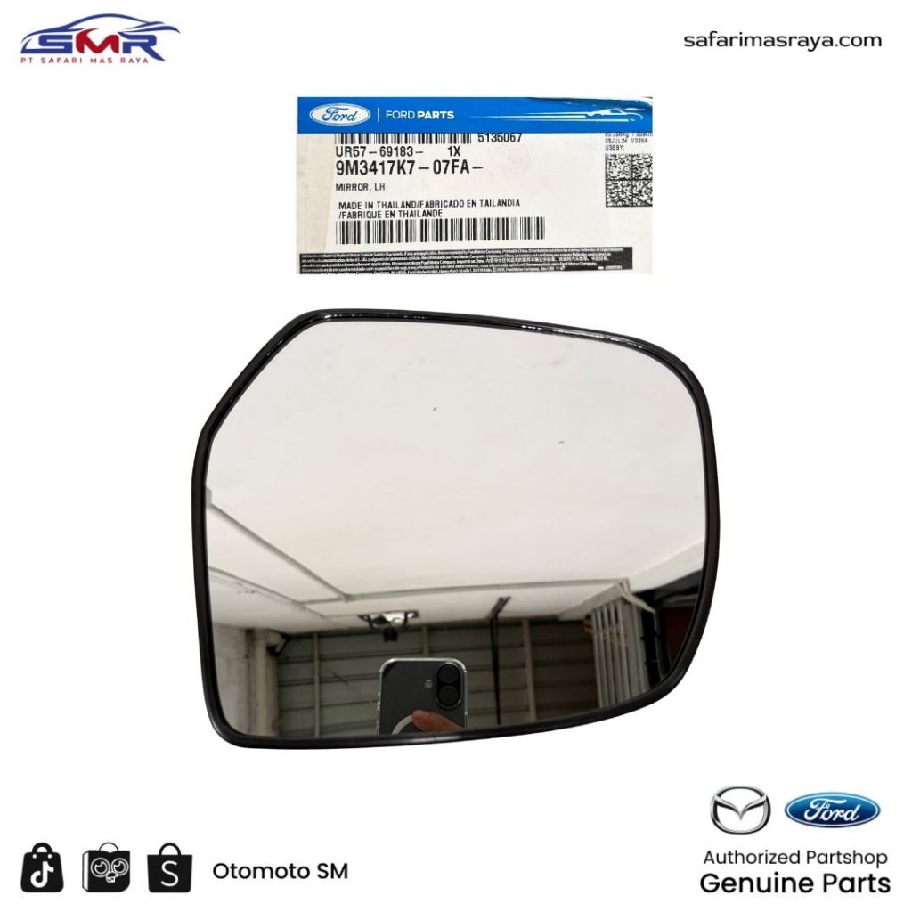 Mặt Gương Trái Ford Ranger Mã phụ tùng UR5769183