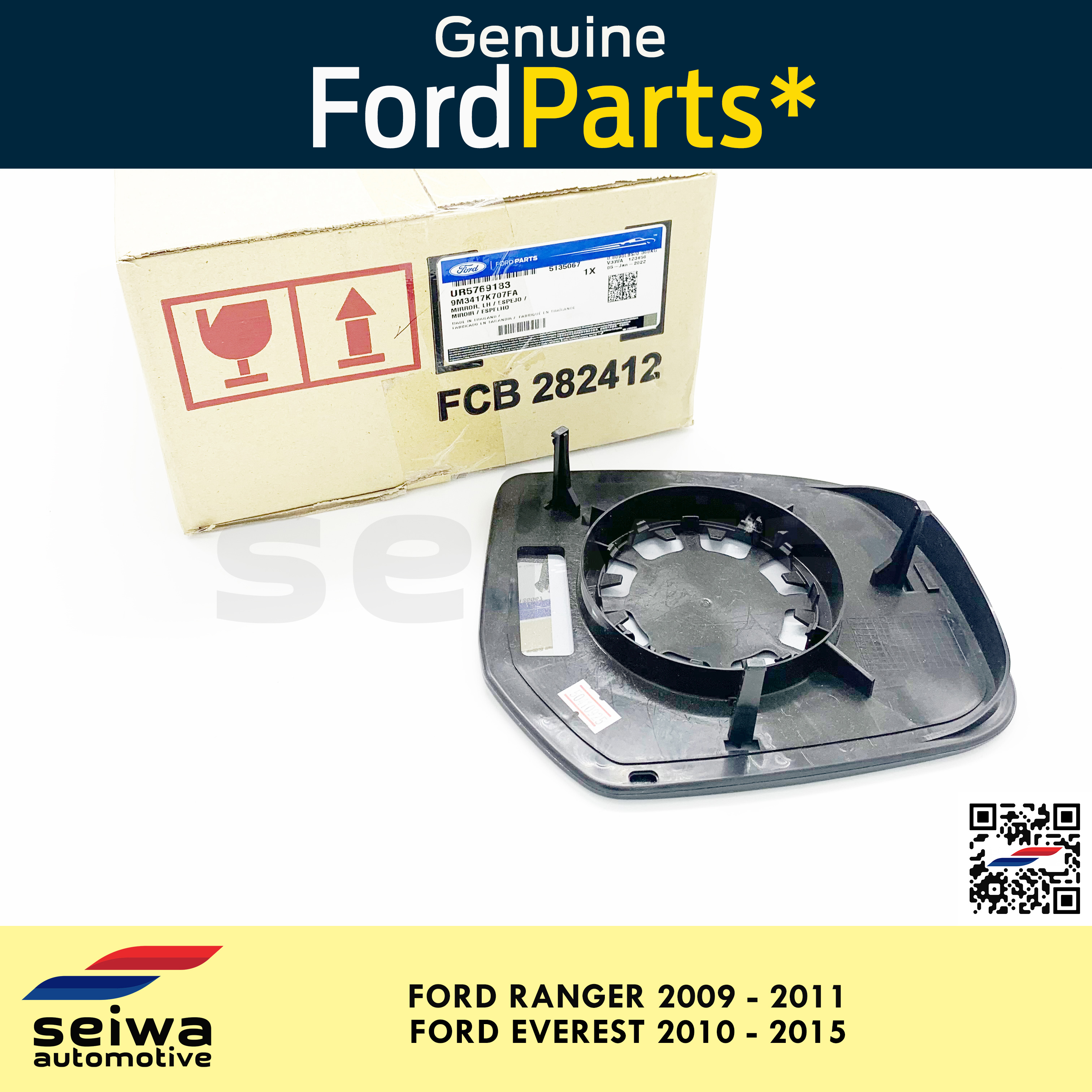 Mặt Gương Trái Ford Ranger Mã phụ tùng UR5769183