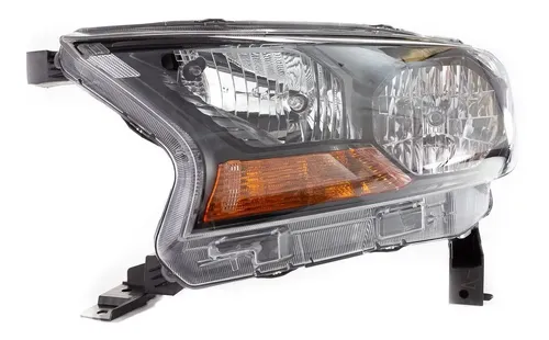 Đèn Pha Trái Lòng Đen Mí Vàng Ford Ranger Mã phụ tùng Eb3b13w030ak