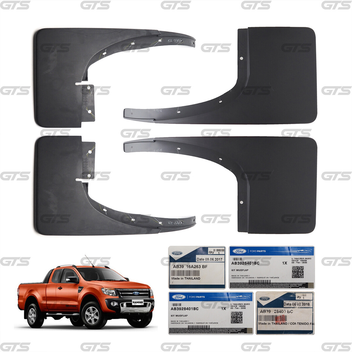 Chắn Bùn Bánh Xe Trước Phải Ford Ranger Mã phụ tùng AB3916A262BF