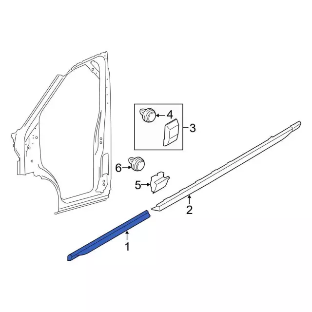 Mô Tơ Quạt Gió Động Cơ Cổ To Ford Transit Mã phụ tùng kk372361A