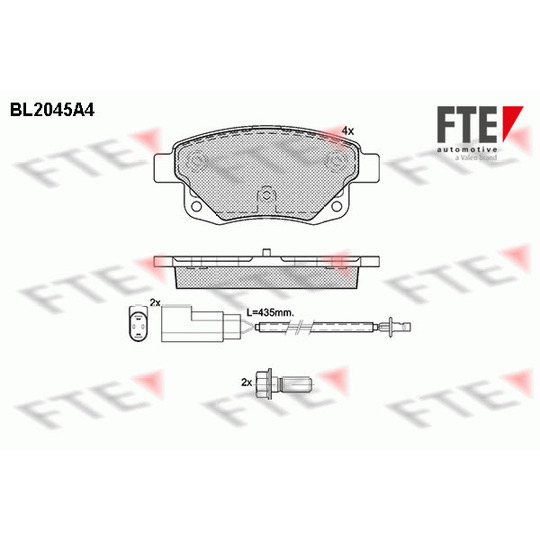 Má Phanh Sau Đĩa Ford Transit Mã phụ tùng 1554524