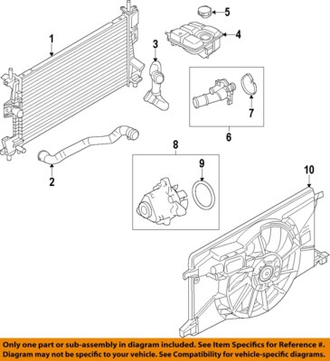 Két Nước Ford Focus Mã phụ tùng CV6Z8005A