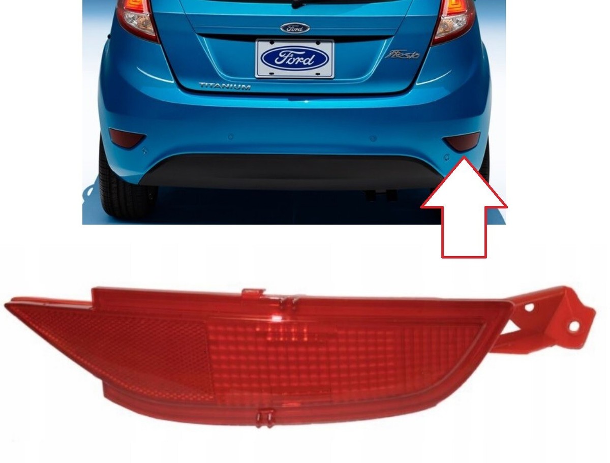 Đèn Phản Quang Cản Sau Phải Hatback Ford Fiesta Mã phụ tùng 8a6117a849aa