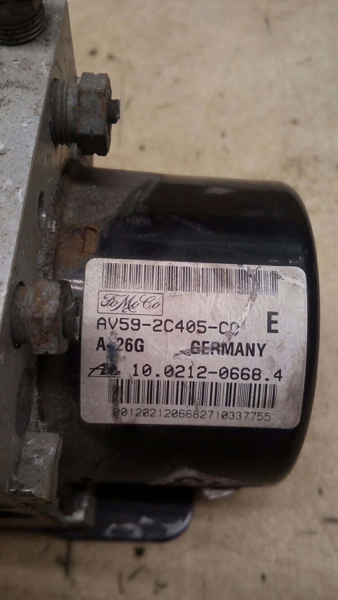 Cụm Điều Khiển Abs Ford Fiesta Mã phụ tùng AV592C405FB