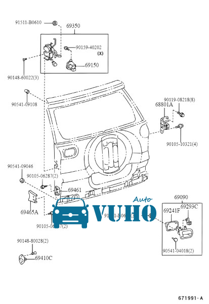 Nẹp Mạ Cốp Hậu Ford Escape Mã phụ tùng ev5750810a