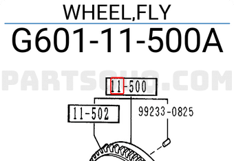 Bánh Đà Máy Xăng Ford Everest Mã phụ tùng g60111500b