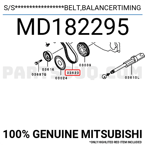 Dây Đối Trọng Ford Laser Mã phụ tùng md182295