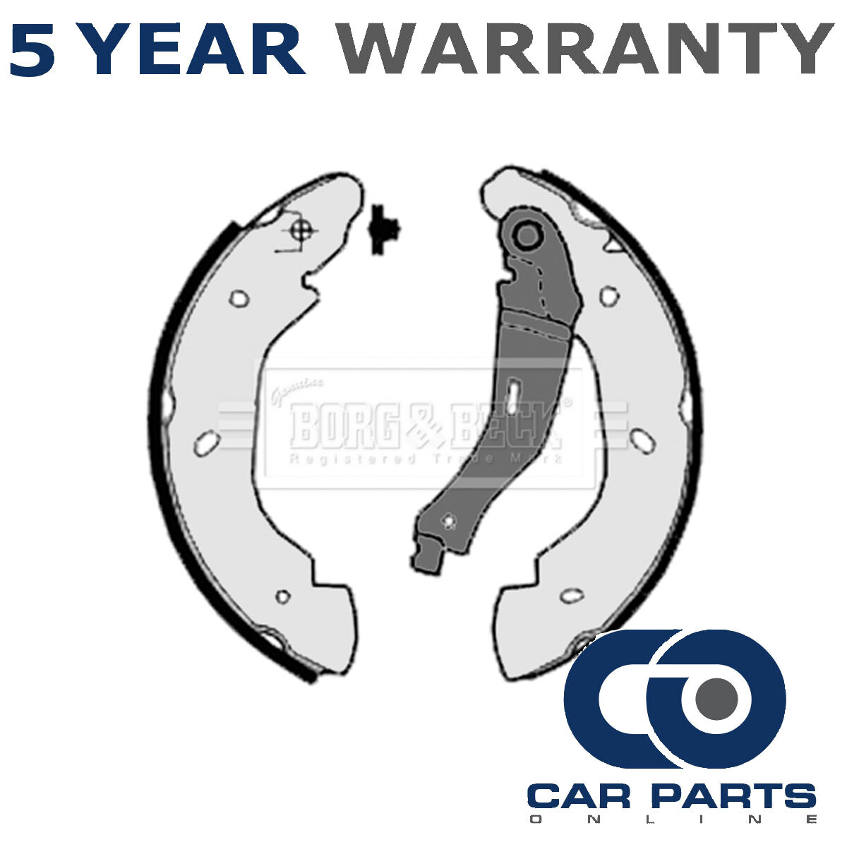 Guốc Phanh Sau Ford Transit Mã phụ tùng 4540771