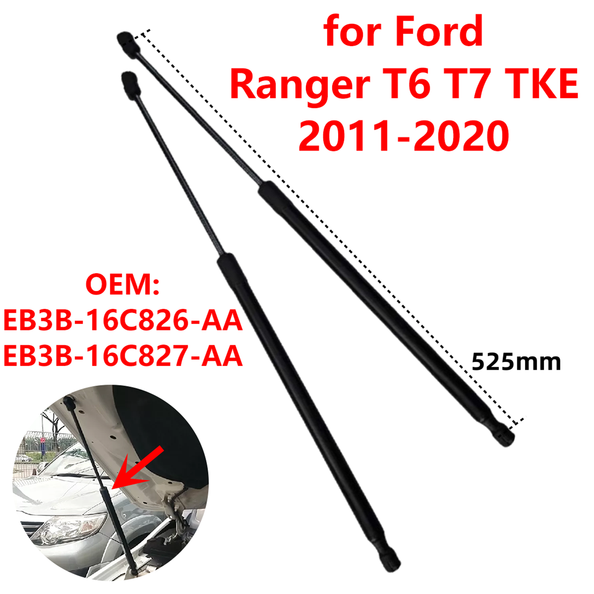 Ti Chống Nắp Capo Ford Ranger Mã phụ tùng eb3b16c827aa
