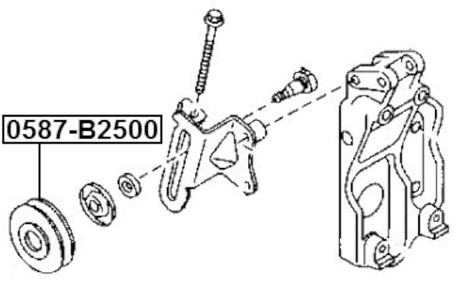 Pu Ly Tăng Dây Điều Hòa Ford Ranger Mã phụ tùng 3M356C348AA