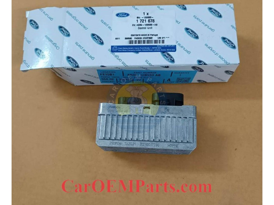 Hộp Điều Khiển Bugi Sấy 4 Giắc Kim, 5 Giắc To Ford Ranger Mã phụ tùng AB3912B686AB