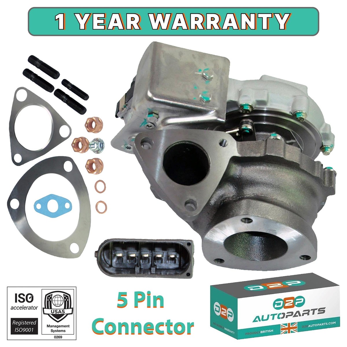 Turbo Tăng Áp 2.2 Ford Ranger Mã phụ tùng bk3q6k682cc