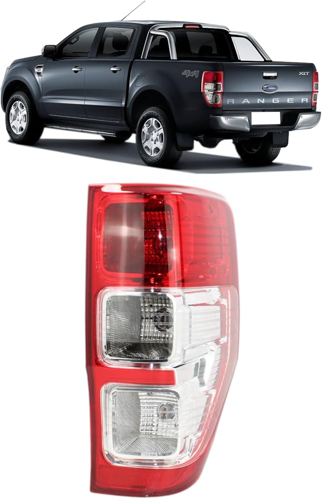 Đèn Hậu Phải Viền Trắng - Kính Xám Ford Ranger Mã phụ tùng DB3913404AA