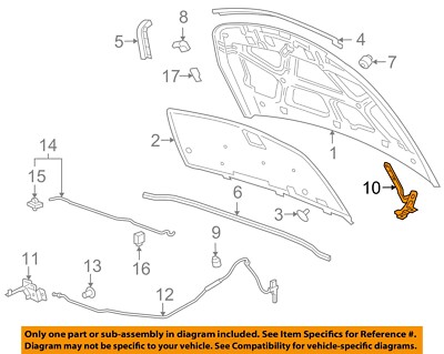 Bản Lề Nắp Ca Pô Phải Chevrolet Cruze Mã phụ tùng 95406038