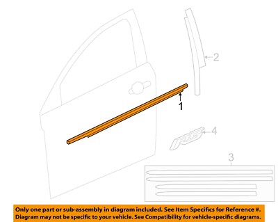 Nẹp Chân Kính Ngoài Trước (Có Mạ) - L Chevrolet Cruze Mã phụ tùng 95980302