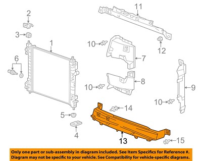 Chắn Bùn Két Nước Chevrolet Spark Mã phụ tùng 95132289