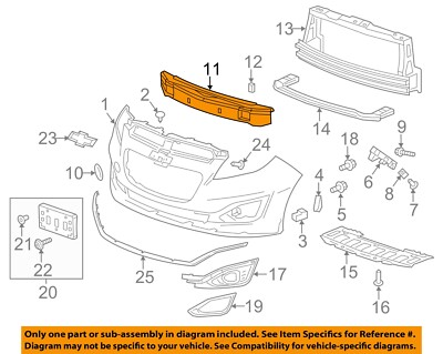 Xốp Đệm Cản Trước Chevrolet Spark Mã phụ tùng 96686589