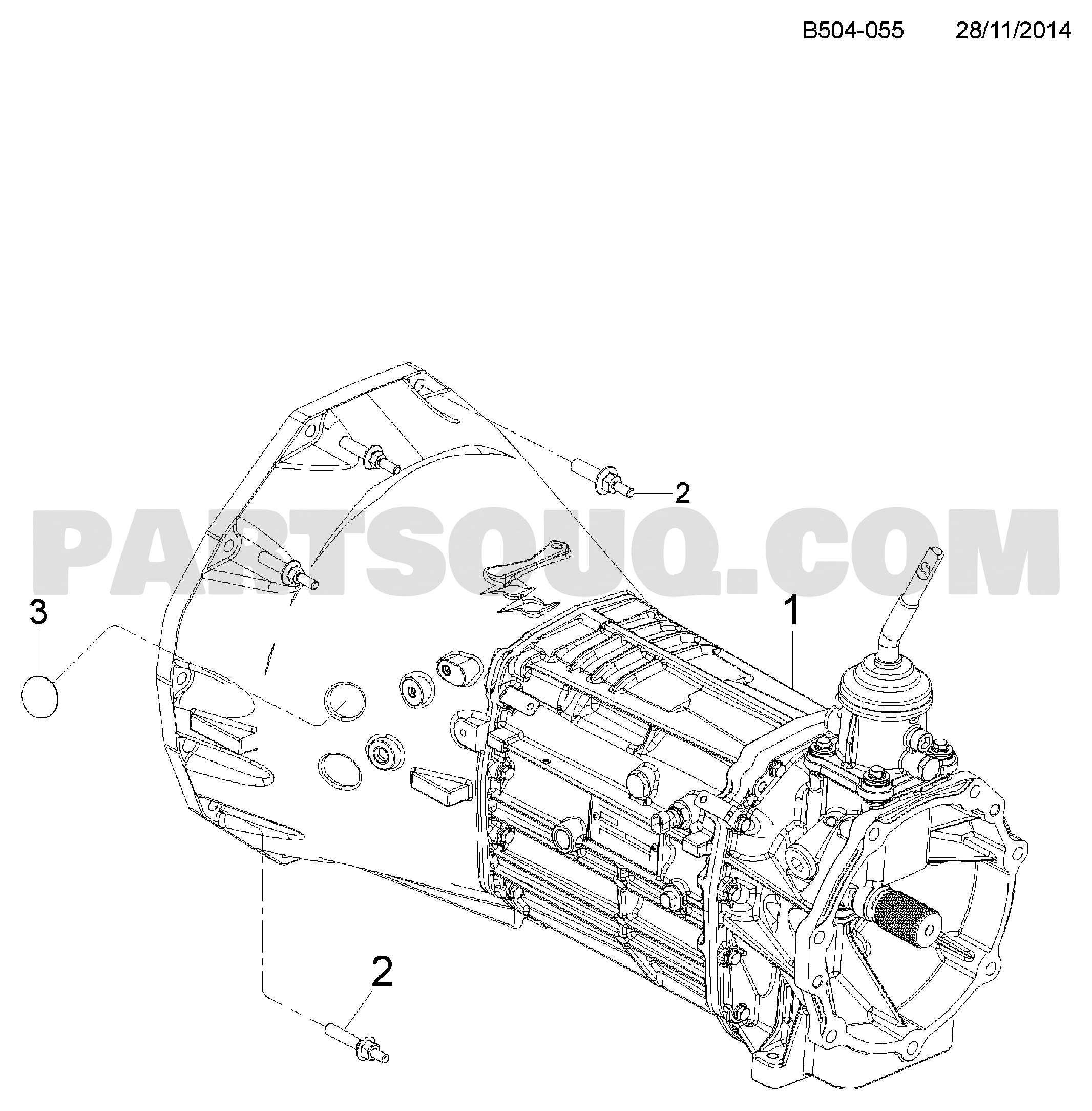 Khung Xương Đầu Xe Chevrolet Colorado Mã phụ tùng 94769360
