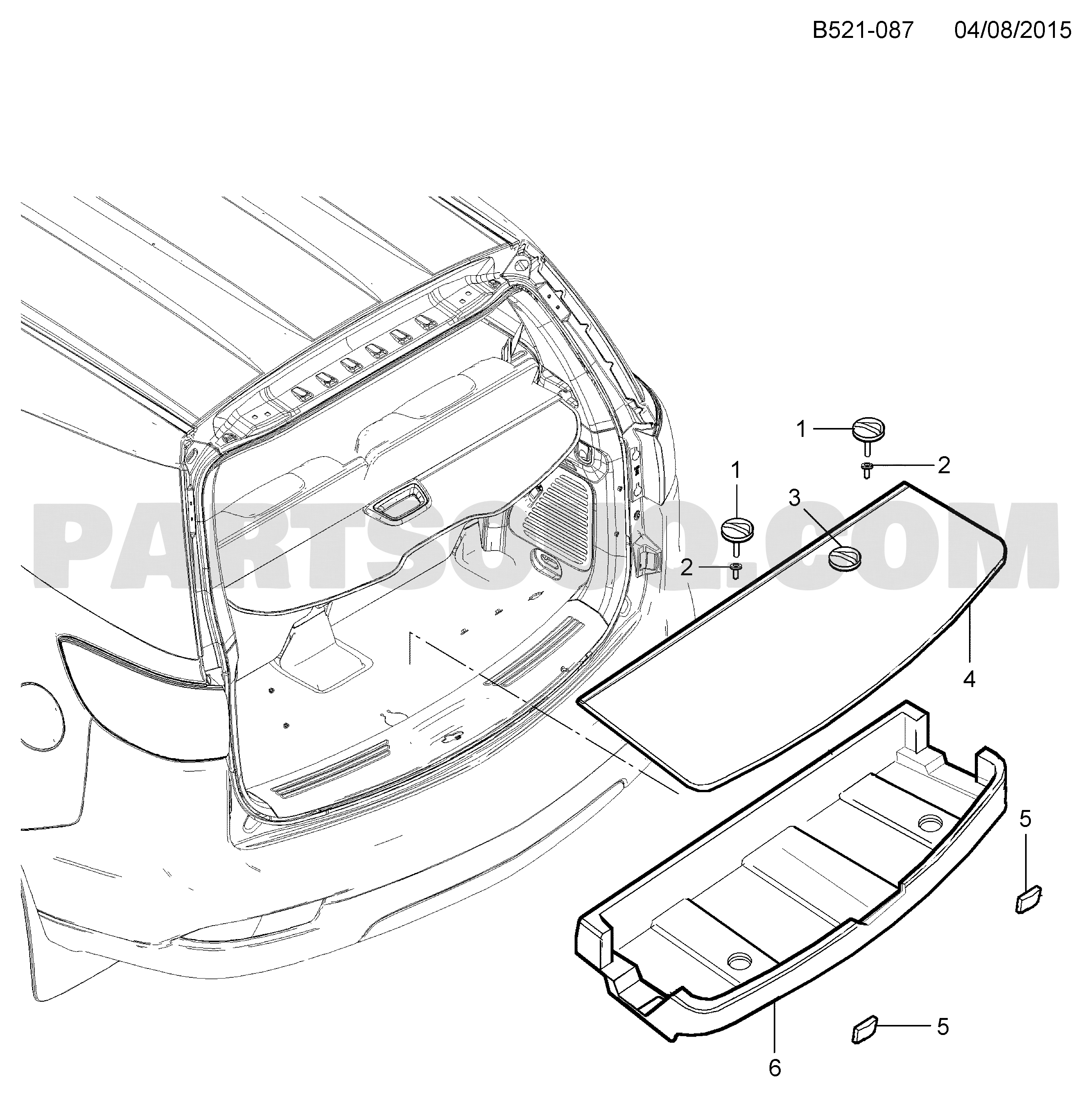 Khung Xương Đầu Xe Chevrolet Colorado Mã phụ tùng 94769360