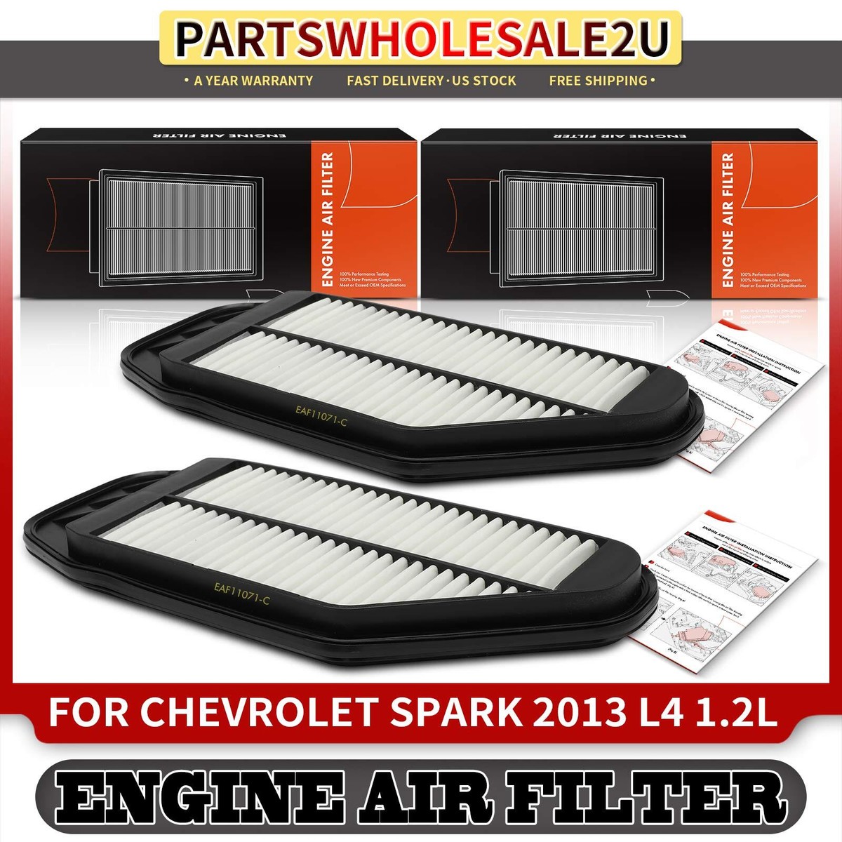 Lọc Gió Động Cơ Chevrolet Spark Mã phụ tùng 96827723