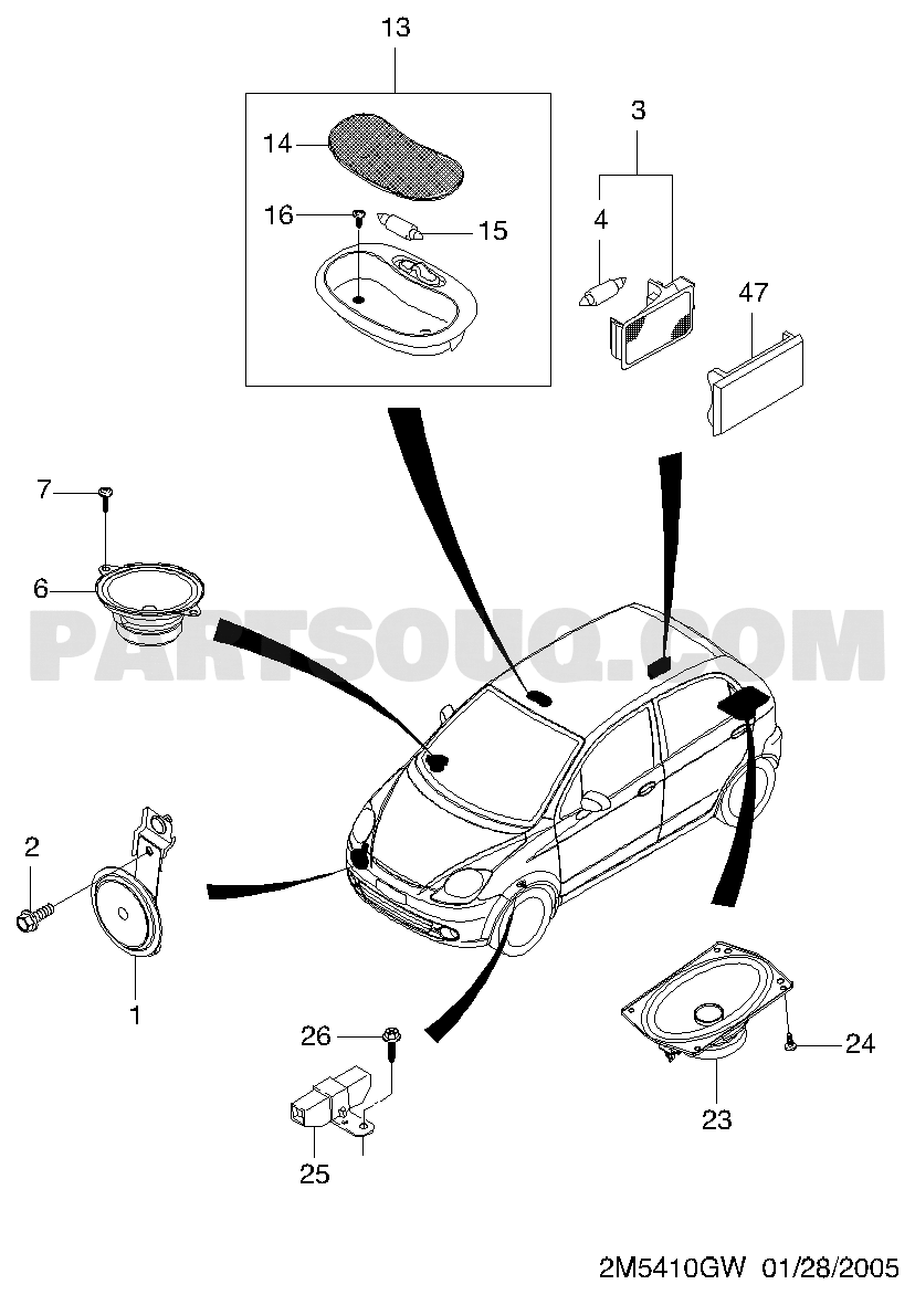 Lốc Máy 0.8 Chevrolet Spark Mã phụ tùng 96448484