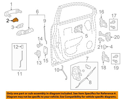 Đuôi Tay Mở Cửa Trước Trái Chevrolet Aveo Mã phụ tùng 96468280