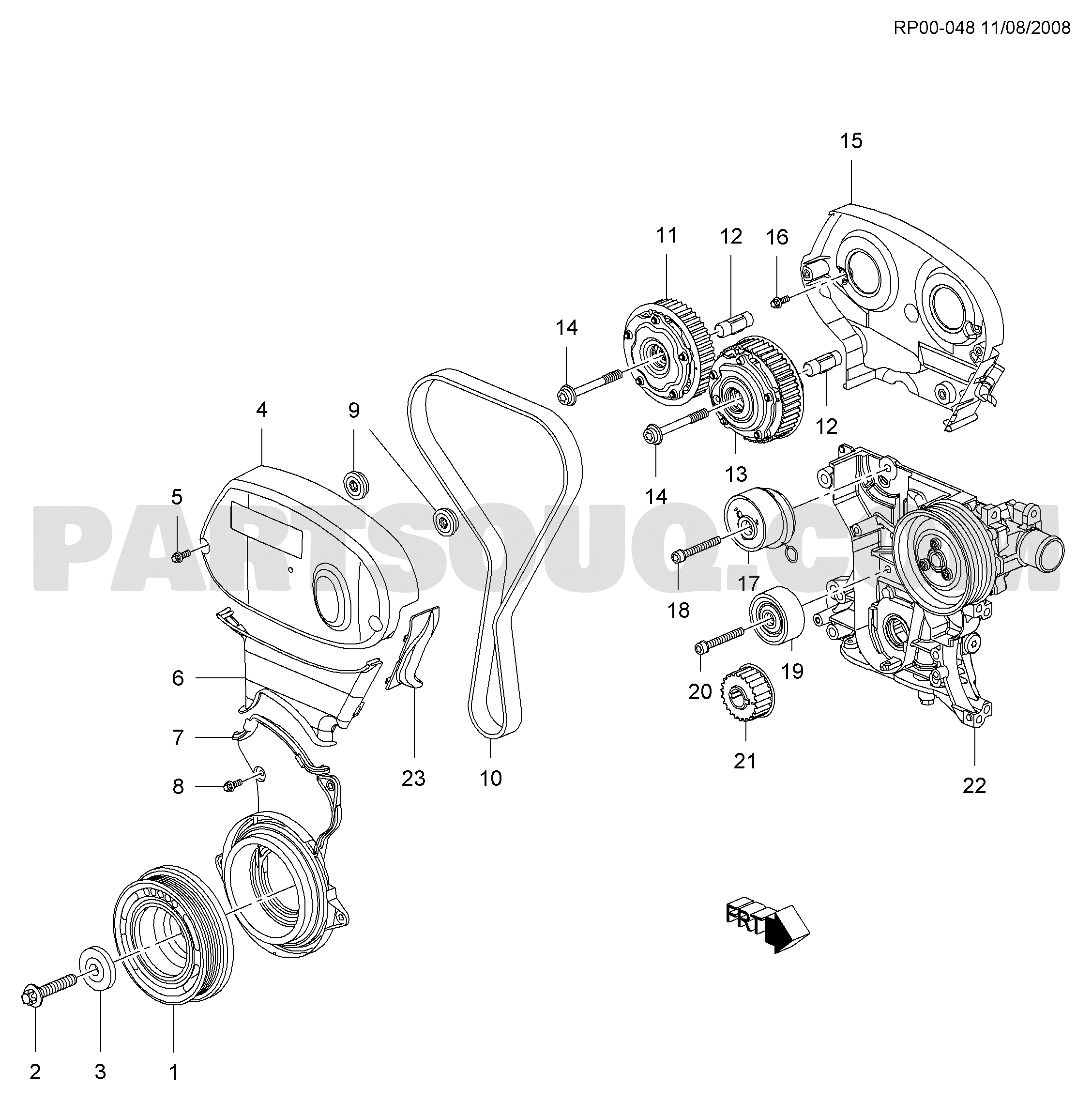 Nẹp Chân Kính Ngoài Trước Phải Có Mạ Chevrolet Cruze Mã phụ tùng 95980303