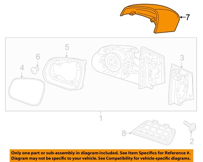 Ốp Gương Chiếu Hậu Phải Chevrolet Spark Mã phụ tùng 95410507