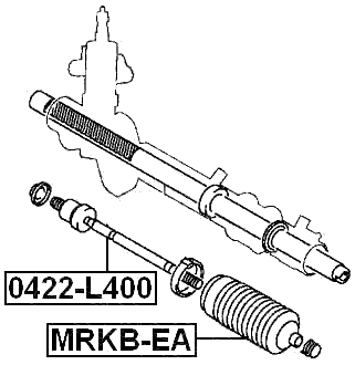 Rotuyn Lái Trong Chevrolet Lacetti Mã phụ tùng 96442385