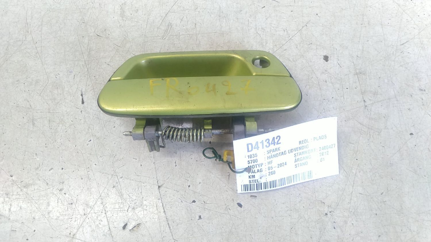 Tay Mở Cửa Ngoài Trước - R Chevrolet Spark Mã phụ tùng 95212188