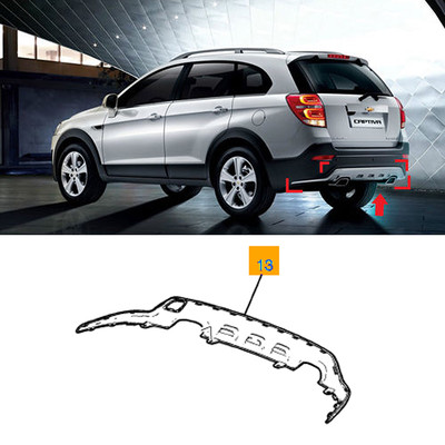 Ốp Trang Trí Cản Sau Chevrolet Captiva Mã phụ tùng 95489523