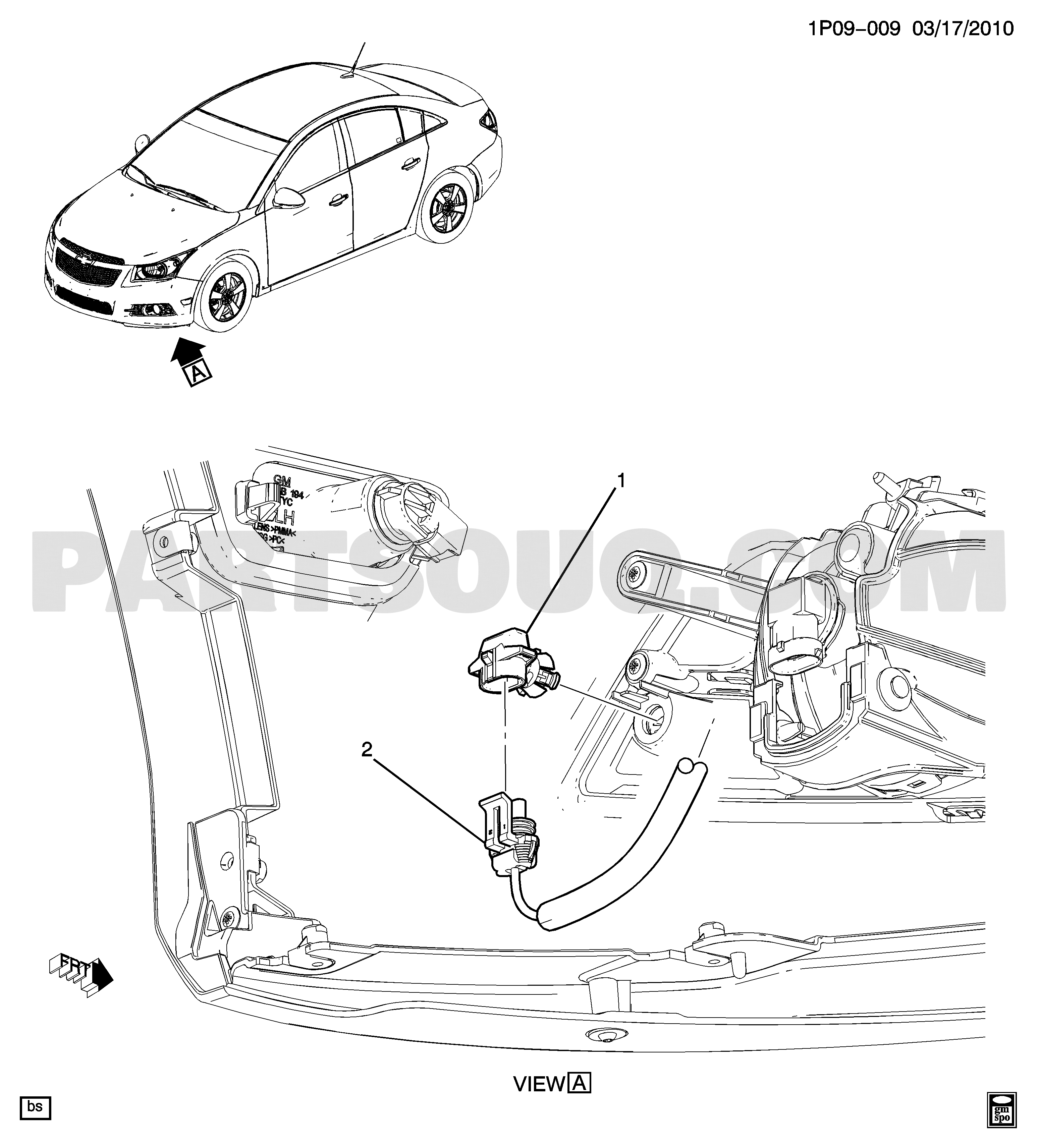 Bàn Đạp Chân Phanh Chevrolet Cruze Mã phụ tùng 13354329