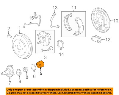 Bi May Ơ Sau Chevrolet Aveo Mã phụ tùng 94535214