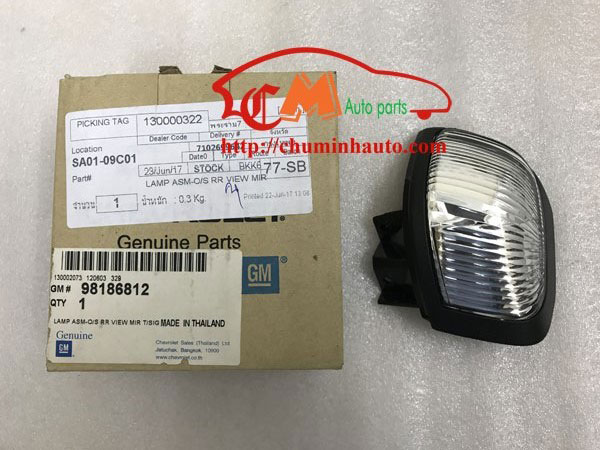Xin Nhan Gương Trái Chevrolet Colorado Mã phụ tùng 98186812