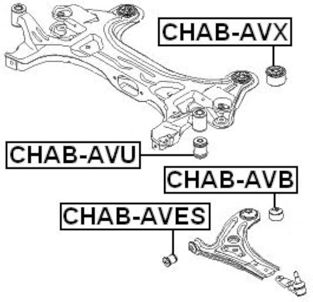 Cao Su To Đầu Càng A Chevrolet Aveo Mã phụ tùng 96653381