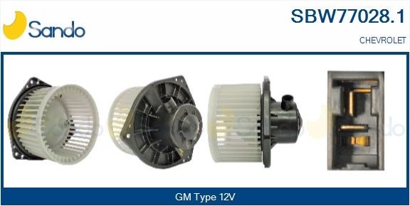 Quạt Dàn Lạnh Trong Xe Chevrolet Spark OEM 96675858-OE