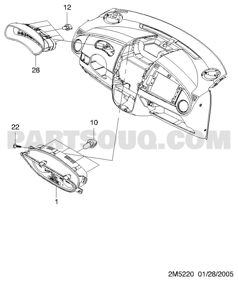 Cổ Đổ Nước Bình Nước Phụ Chevrolet Spark Mã phụ tùng 96484289
