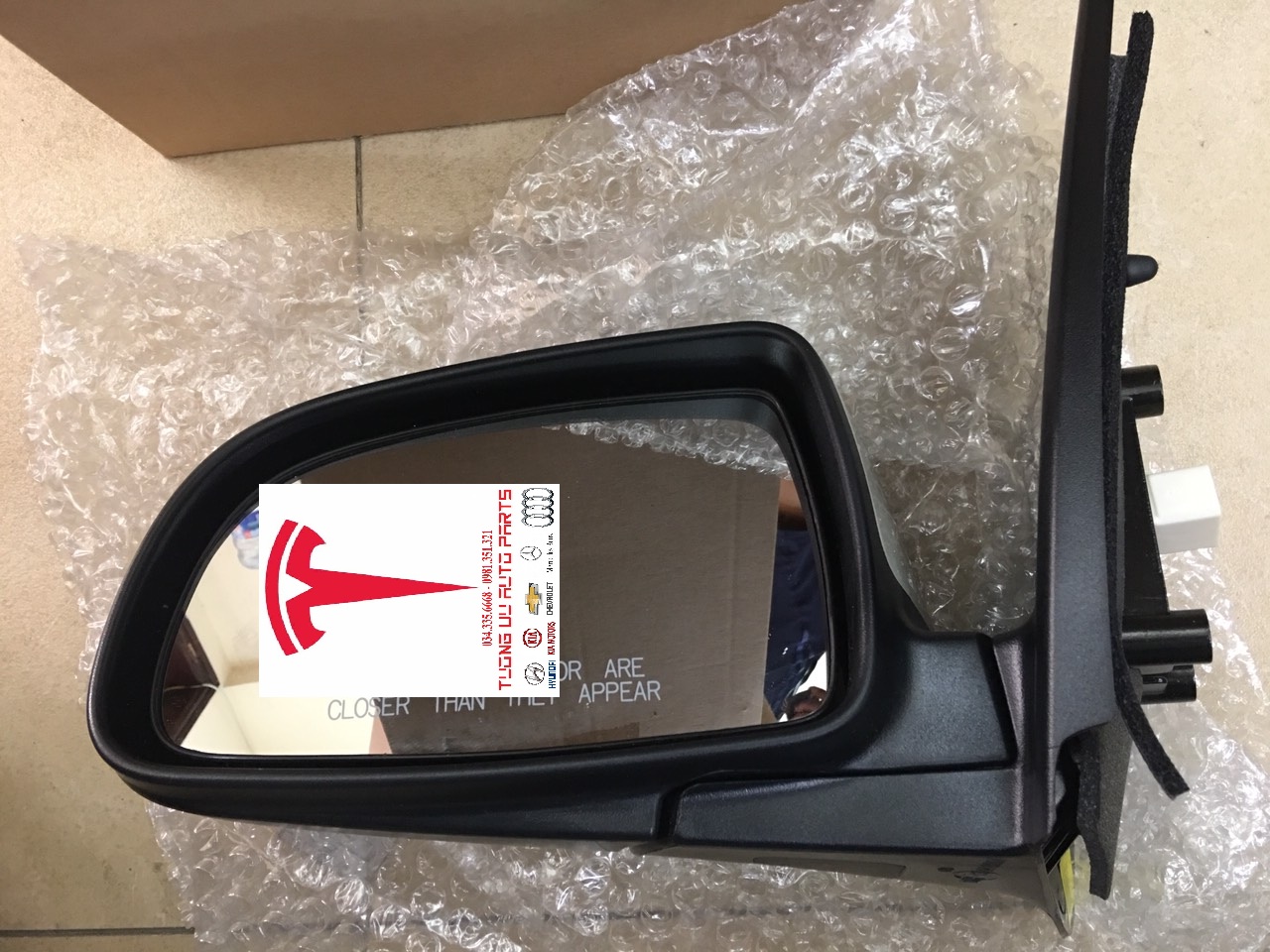 Gương Chiếu Hậu Trái 5 Giắc Điện Chevrolet Aveo Mã phụ tùng 95382646