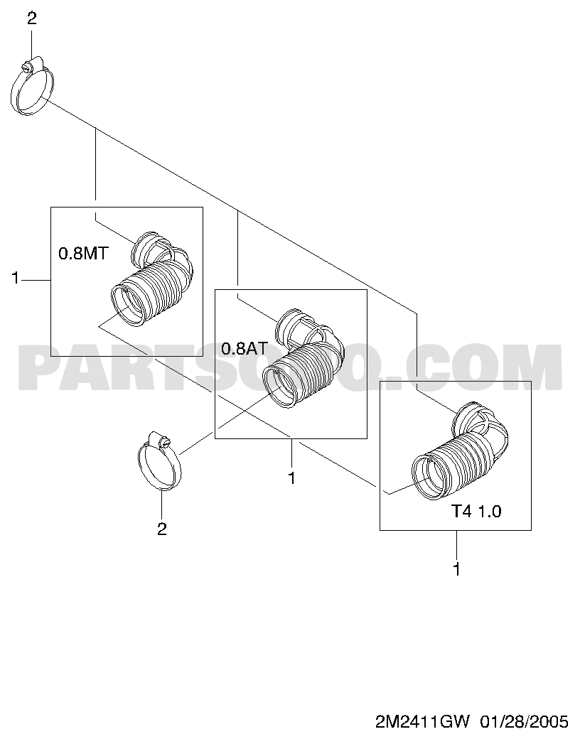 Bình Dầu Trợ Lực M200 Chevrolet Spark Mã phụ tùng 96591270