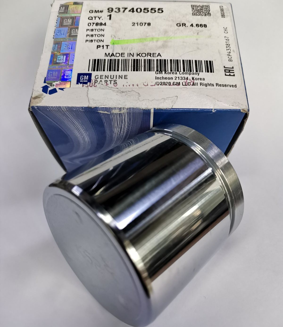 Piston Phanh Trước Chevrolet Aveo Mã phụ tùng 93740555
