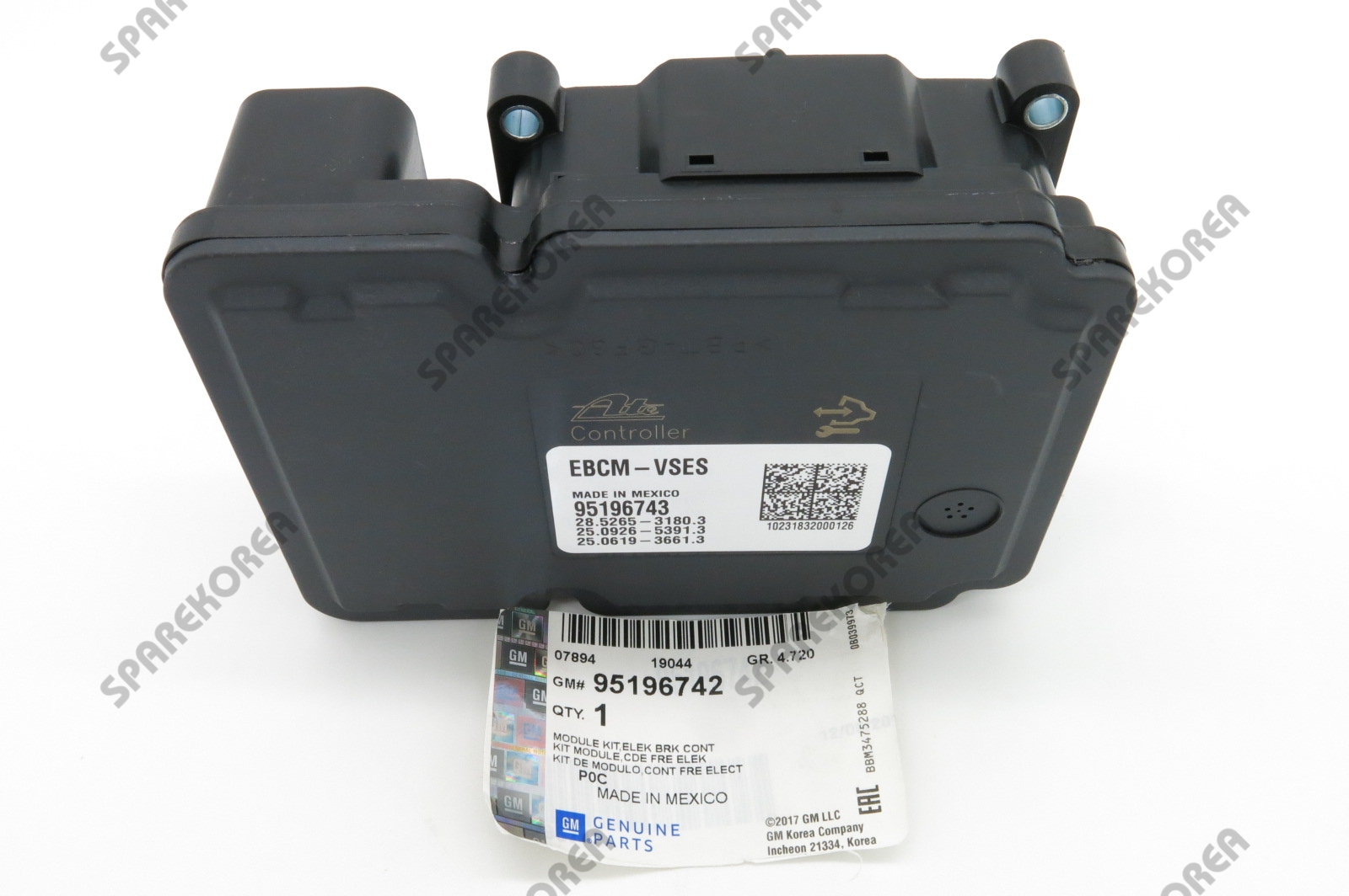 Đế Điện Cụm Abs (3 Hàng Van) Chevrolet Captiva Mã phụ tùng 95196743