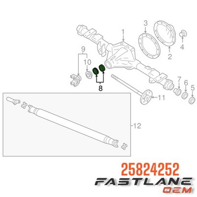 Bi Cầu Cầu Sau Chevrolet Colorado Mã phụ tùng 25824252