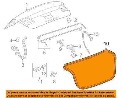 Gioăng Cốp Hậu Chevrolet Cruze Mã phụ tùng 94563606