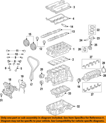 Bi Tì Cam Chevrolet Cruze OEM 24436052-KOREA
