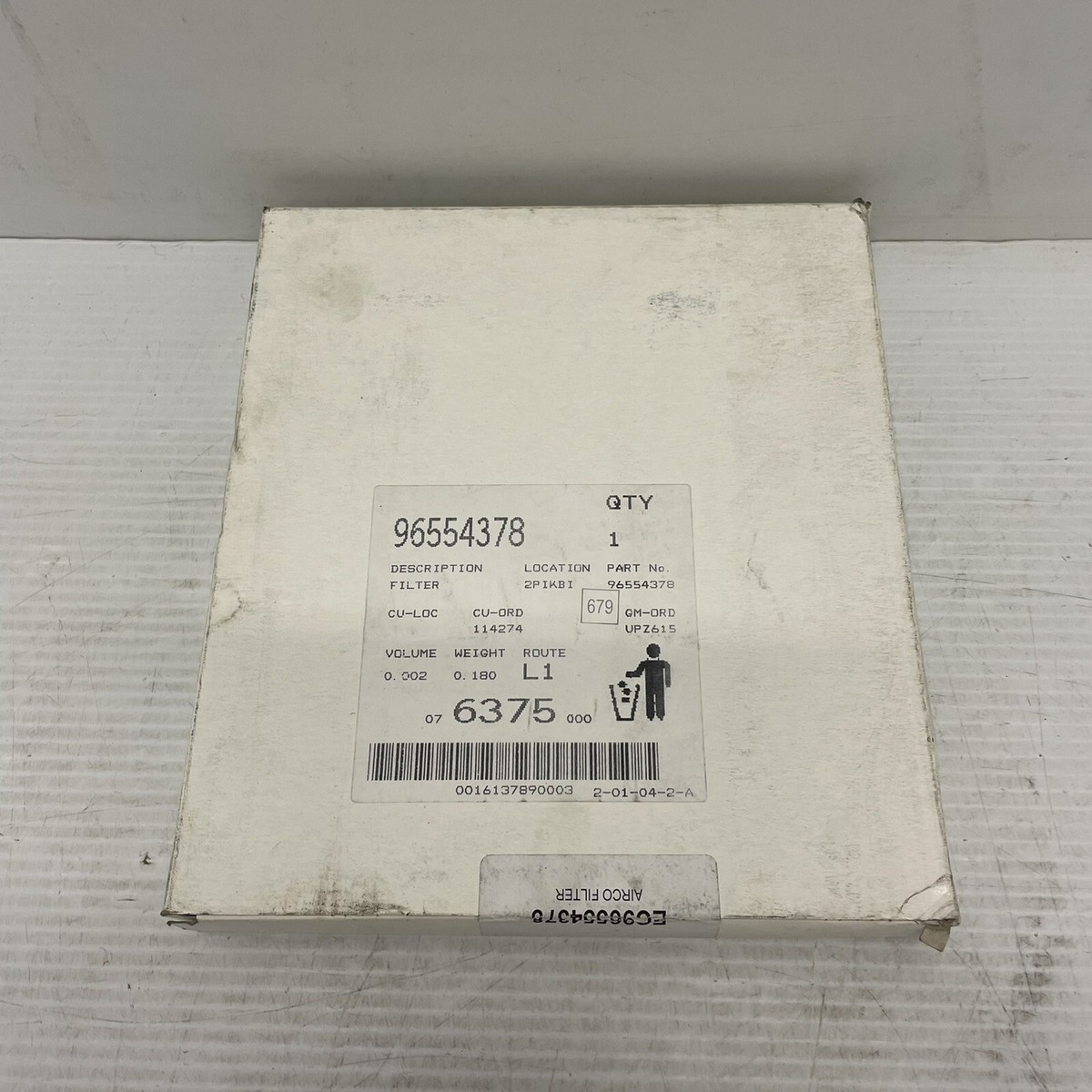 Lọc Gió Điều Hòa Có Than Hoạt Tính - Gm Shanghai Chevrolet Spark OEM 96554378