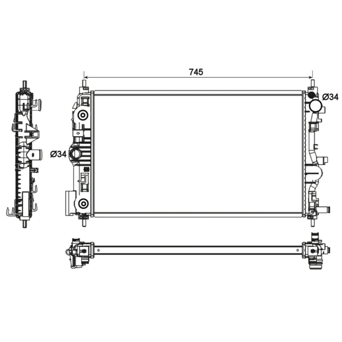Két Nước Mt (Cruze J300ｖｎ） Chevrolet Orlando OEM 13267664
