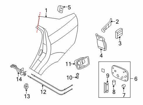 Nắp Bình Bình Xăng Ngoài Chevrolet Aveo Mã phụ tùng 95977440