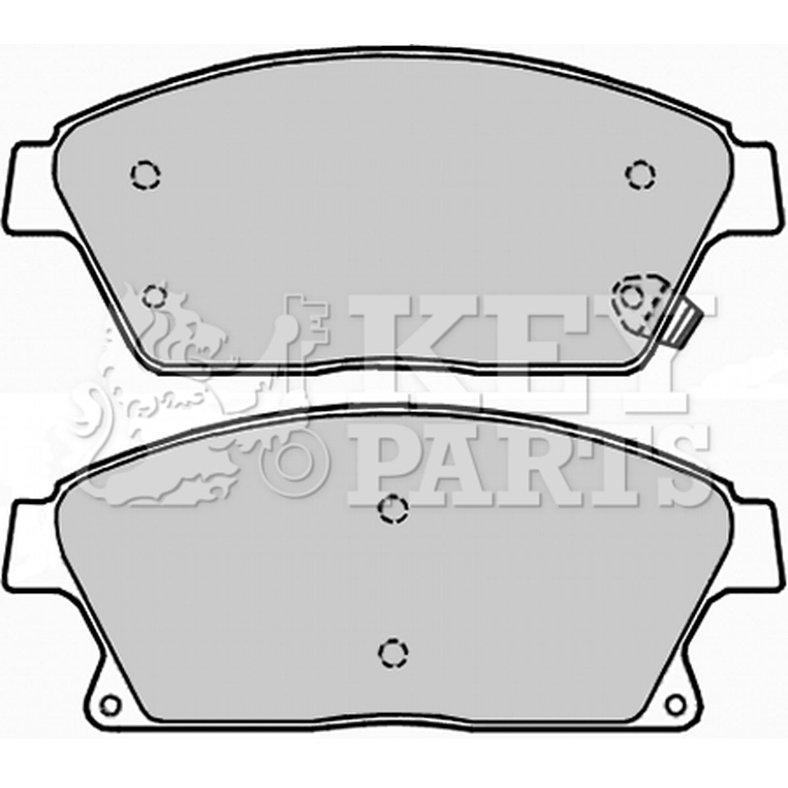 Má Phanh Trước Chevrolet Orlando OEM 13301234