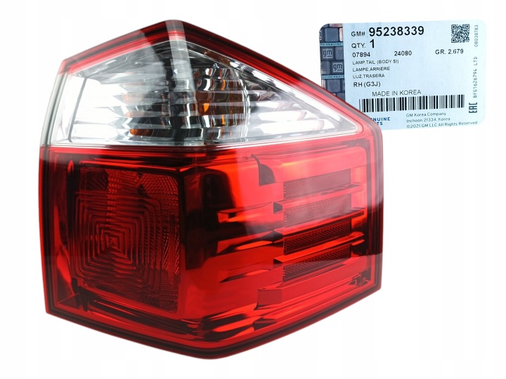 Đèn Hậu Phải Chevrolet Orlando Mã phụ tùng 95238339